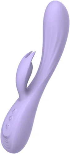 Vibrador Conejo Vibrador Punto G Consolador para Mujeres Clítoris Doble Vibración Pezón para Adultos Juguetes Sexuales
