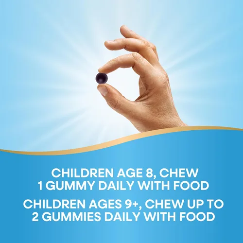 Miniatura 7 de Nature's Way Gomitas frescas y calmadas para niños, apoyan un estado de ánimo tranquilo en niños a partir de 8 años*, bálsamo de limón, magnesio