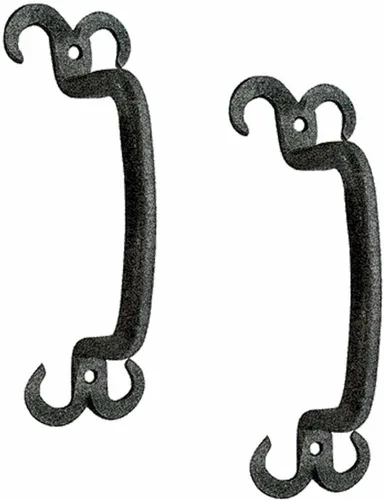 Miniatura 25 de Renovators Supply Pomo Negro para Gabinete de 4.5 pulgadas Estilo Jaula de Pájaros Tiradores para Cajones