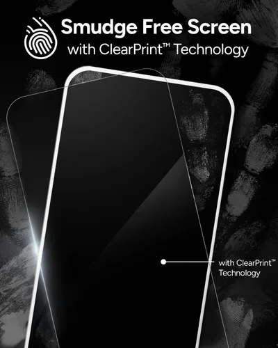 Miniatura 5 de ZAGG Glass Elite - Protector de pantalla para iPhone 16 Pro, 5 veces más fuerte, bordes reforzados, vidrio templado ultra fuerte, resistente a