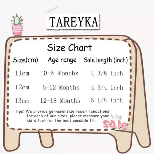 Miniatura 4 de TAREYKA Tenis para bebés y niñas, suaves, antideslizantes, suela suave, recién nacida, primer andador, zapatos para exteriores, zapatos de cuna