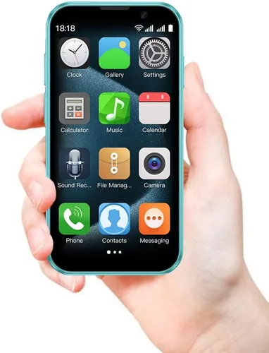 Miniatura 9 de Mini teléfono inteligente 3G desbloqueado, 3.0 pulgadas HD Android Dual Sim Quad Core Face ID Mini Premium Niño Pequeño Teléfono celular de bolsillo