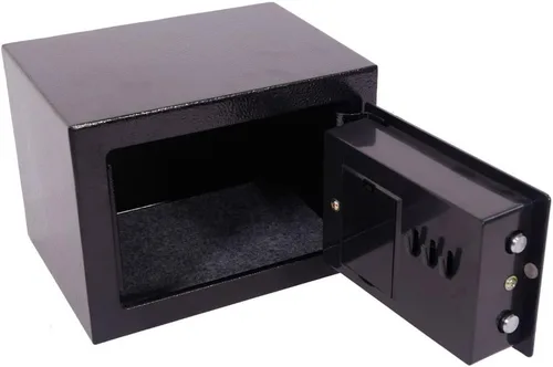 Miniatura 2 de Ochine Caja fuerte de seguridad de acero y caja de seguridad, caja de dinero negra, caja fuerte de acero con teclado digital, caja fuerte de Pequeño