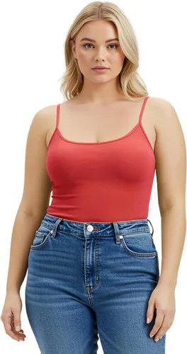 Miniatura 388 de Emmalise Camisola larga casual básica para mujer, con tirantes ajustables, top en capas