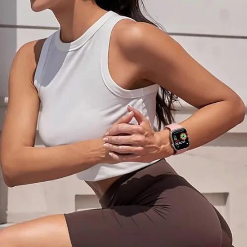 Miniatura 5 de Maledan Paquete de 6 correas compatibles con Apple Watch de 38mm 40mm 41mm 42mm 44mm 45mm 46mm 49mm, mujeres y hombres, correa deportiva de silicona