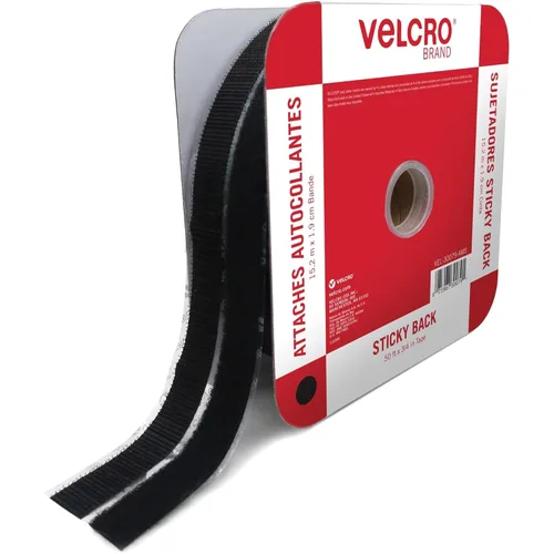 Miniatura 18 de VELCRO Brand - Sujetadores Sticky Back; cinta adhesiva de 3/4 de pulgadas; ideal para el hogar Blanco