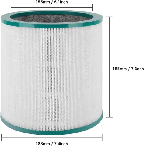 Miniatura 2 de Filtro HEPA para Dyson Tower Fan Purificador de aire AM11 BP01 968126-03