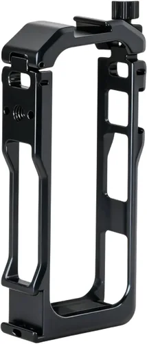 Miniatura 5 de Funda metálica para Insta360 X4 Air Jaula de aleación de aluminio, soportes dobles para zapata fría, rosca de 1/4", cubierta de lente incluida