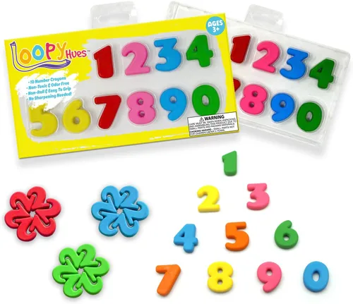 Crayones flexibles para niños, artes y manualidades, suministros escolares, lápices de letras y números 3D, no necesita afilar, colores surtidos