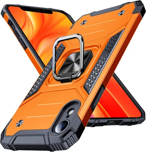 Miniatura 10 de Anqrp Funda resistente para iPhone 6/7/8/SE/SE2 con soporte de anillo mejorado y agarre, grado militar, a prueba de golpes, resistente y robusta