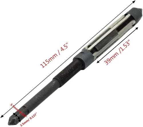 Miniatura 2 de Escariador de mano ajustable con hoja de extremo cuadrado Rango de ajuste 8.5mm - 9.25mm