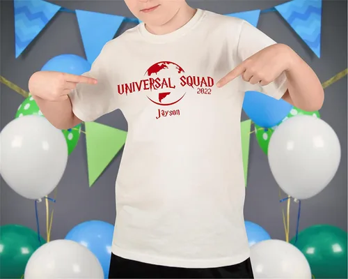 Miniatura 3 de SEC Apparel Parches universales de vinilo para planchar en las vacaciones familiares para camisetas, tela y ropa (vacaciones universales 1)