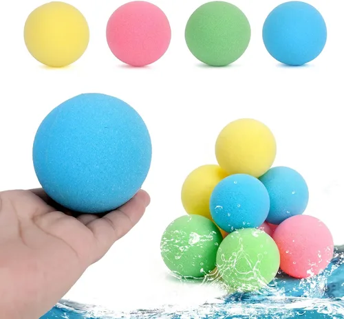 Miniatura 3 de Bolas de agua reutilizables, material de algodón PP suave, juguetes de agua para niños y adultos, niños y niñas, juguetes de agua para playa