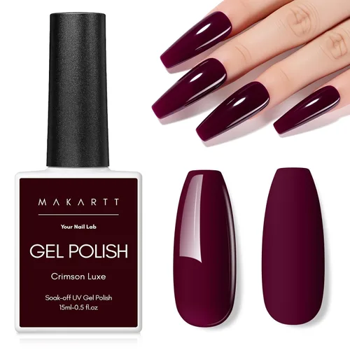 Miniatura 10 de Makartt - Esmalte de uñas en gel claro con efecto floreciente, 15ml, UV LED, que se quita con remojo, para arte de uñas, efecto de dispersión