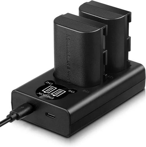 Miniatura 9 de ENEGON LP-E6 LP-E6N LP-E6NH Cargador USB LCD de triple ranura para Canon EOS 5D Mark II III y IV, 70D, 5Ds, 6D, 5DsR, 80D, 7D y 7D Mark II, EOS 60D