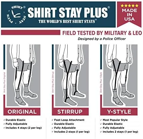 Miniatura 4 de Shirt Stay Plus La mejor camiseta del mundo se mantiene fabricada en Estados Unidos (estilo Y, serie seleccionada)