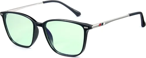 Miniatura 10 de Cyxus Gafas de bloqueo de luz azul para hombres y mujeres, cuadrados, TR90, marco antifatiga ocular, oficina, computadora, juegos, estudio 8208
