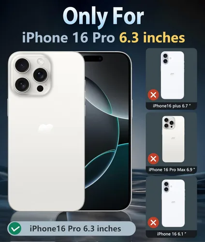 Miniatura 1278 de FNTCASE Funda para iPhone 13 Pro-Max: Fundas magnéticas transparentes compatibles con Magsafe Slim anti amarillamiento protección contra caídas