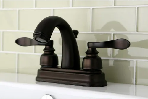 Miniatura 4 de Kingston Brass KB8611NFL - Grifo de baño central de 4 pulgadas, cromo pulido