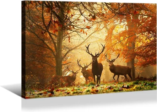 Miniatura 26 de YONICA Lienzo de pared de animales de la naturaleza, pintura de pared de águila, impresión artística de águila calva voladora impresa en lienzo