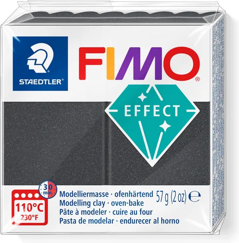 Miniatura 10 de STAEDTLER 8010-71 FIMO Effect - Arcilla de modelado polimérica endurecedora para horno, bronce antiguo metálico (1 bloque de 2.01 oz)