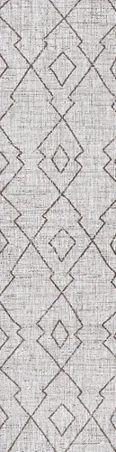 Miniatura 3 de Eyely BMS128A-28 - Alfombra tribal de Papá Noel Mónica Carwa con diseño de enrejado de diamantes para interiores y exteriores, estilo bohemio