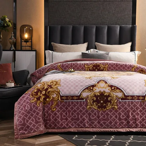 Miniatura 3 de LGYKUMEG Manta pesada de doble capa, 10 libras, estilo coreano, de visón sintético, 80 x 90 pulgadas, manta gruesa de visón Raschel suave y sedosa