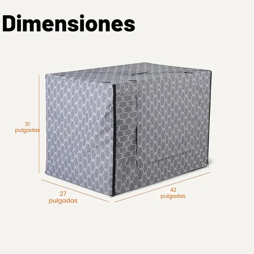 Miniatura 5 de Amazon Basics Funda para jaula de perro para jaula de alambre de 42 pulgadas, cubierta de perrera
