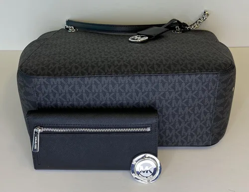 Miniatura 5 de Michael Kors Jet Set - bolsa de hombro para viaje con cadena grande cartera triple Michael Kors Jet Set
