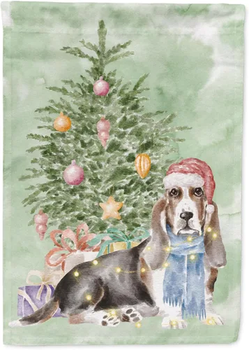 Miniatura 105 de Caroline's Treasures CK8213GF Bulldog Inglés #2 Regalos de Navidad y árbol de jardín Bandera de buzón Bandera decorativa para patio exterior, patio