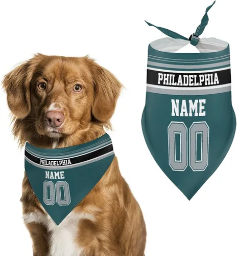 Miniatura 32 de Arizona - Bandana de fútbol para perro, diseño personalizado, número de nombre, regalos para gatos