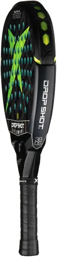 Miniatura 5 de Drop Shot DP304020 Pala de pádel BE Línea Única [Quantum 1.0] Formato Diamante Grosor 1.5 pulgadas (1.496 in) 24K Rectángulo Cara Carbono
