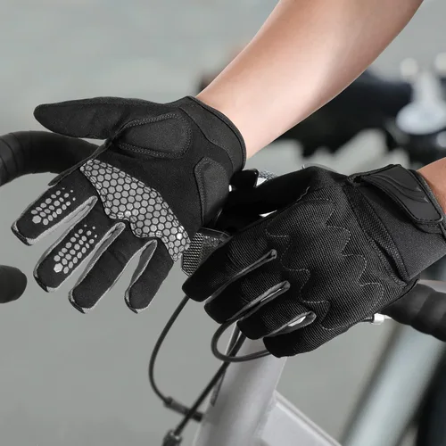 Miniatura 6 de WPTCAL Guantes de ciclismo para hombres y mujeres guantes de bicicleta antideslizantes con pantalla táctil completa guantes de ciclismo