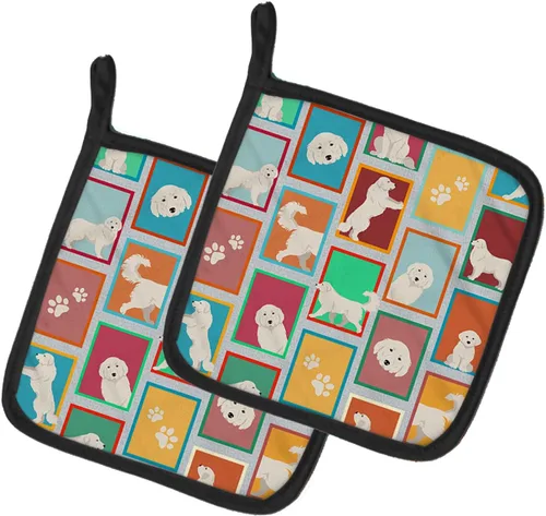 Miniatura 63 de Caroline's Treasures MLM1149PTHD - Juego de soportes para ollas de cocina resistentes al calor, almohadillas calientes para horno para cocinar