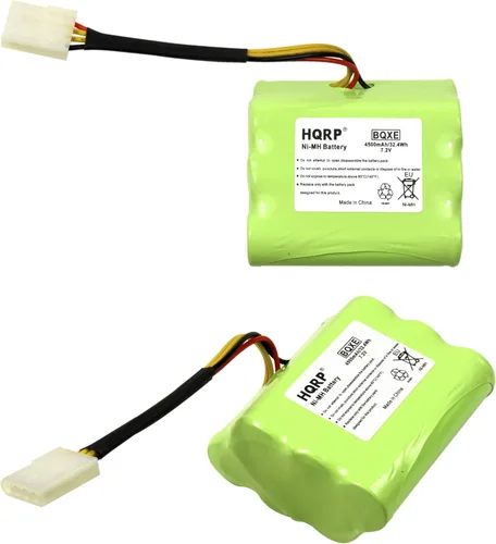 HQRP Paquete de 2 baterías de capacidad extra alta de 4500 mAh compatibles con Neato XV-11 XV-15 XV-25 XV-21 XV-14 XV-12 XV Signature Pro All-Floor