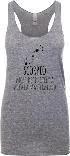 Miniatura 10 de Camiseta sin mangas con espalda cruzada para mujer, regalo para ella, camisas con refranes, camiseta de yoga, zodiaco