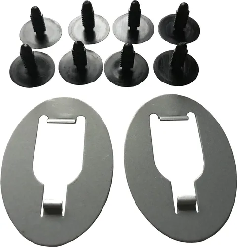 Miniatura 4 de Juego de 4 clips de retención para luces de posición lateral Compatible con Ford F250 F350 F450 F550 Super Duty 1999-2010 F81Z-15A436-AA 8 pines