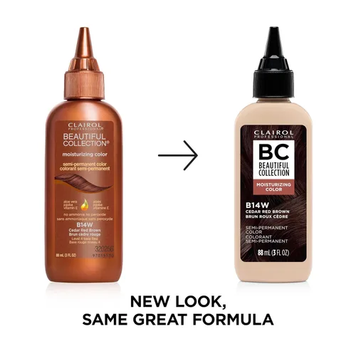 Miniatura 2 de Clairol Professional Beautiful Collection Semi-Permanent Hair Color with Zero Damage for All Hair Textures Packaging May Vary 14W Cedro Rojo Marrón