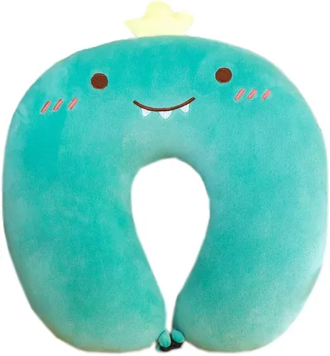 Miniatura 4 de Bonita almohada portátil en forma de U para el cuello en U para la oficina y viajes, para adultos, para oficina, hogar y siesta de avión