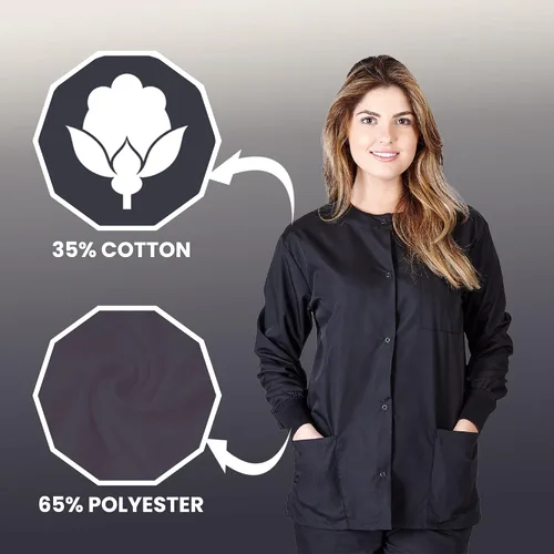 Miniatura 6 de Chaqueta médica de calentamiento para mujer, chaquetas médicas para mujer