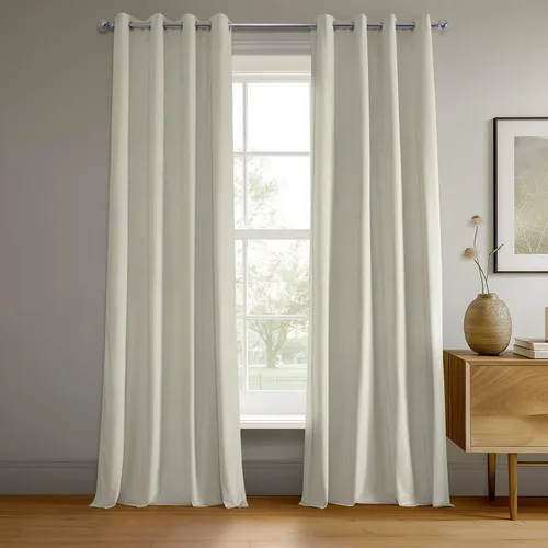 Miniatura 22 de Half Price Drapes VPCH-110602-84-GRBO cortinas oscurecedoras de ojales terciopelo