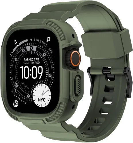 Miniatura 11 de Orobay compatible con Apple Watch Band de 41 mm, 40 mm, 38 mm, correa resistente a los golpes para iWatch SE Series 7 6 5 4 3 2 1 41 mm, 40 mm, 38