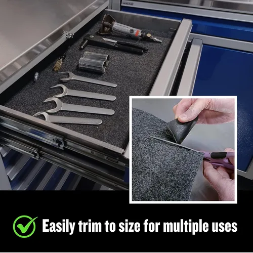 Miniatura 3 de FlashDry - Tapete para derrames de aceite, 36 x 60 pulgadas, paquete de 2, tapetes de garaje, absorbe líquidos, tamaño personalizable, uso dentro