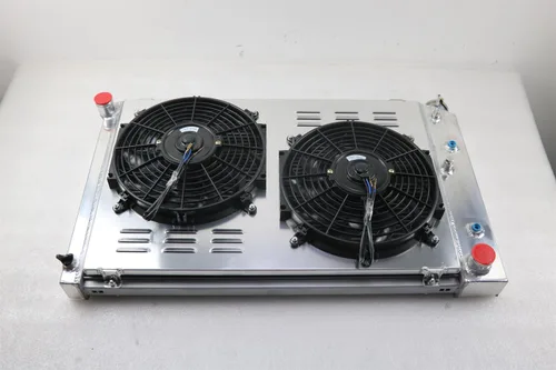 Miniatura 5 de ColQuee CC162 - Radiador de 3 filas+cubierta 2 ventiladores de 12 pulgadas compatibles con G-Body Monte Carlo El Camino Regal Cutlass 1978-1988 79