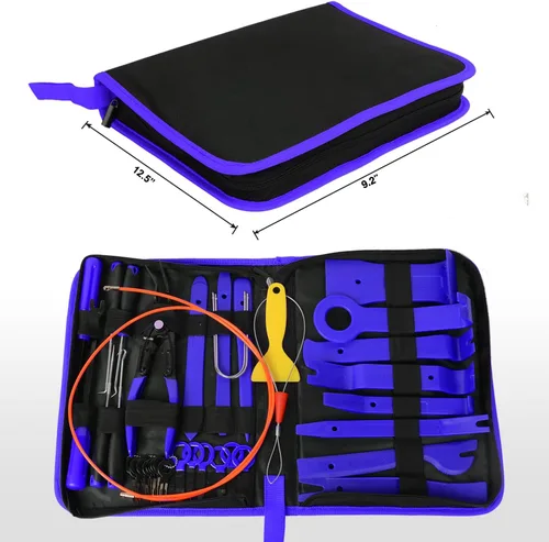 Miniatura 8 de Nilight Juego de herramientas de eliminación de molduras automáticas para coche, panel de tablero de salpicadero, moldura de ventana, kit