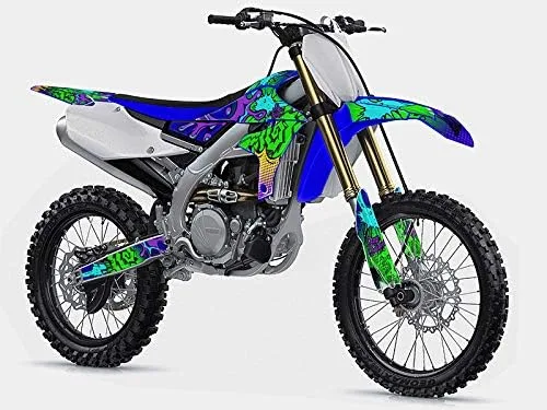 Miniatura 2 de Kit de base gráfica TTR 90 Zany Blue Senge 2000-2008 compatible con Yamaha