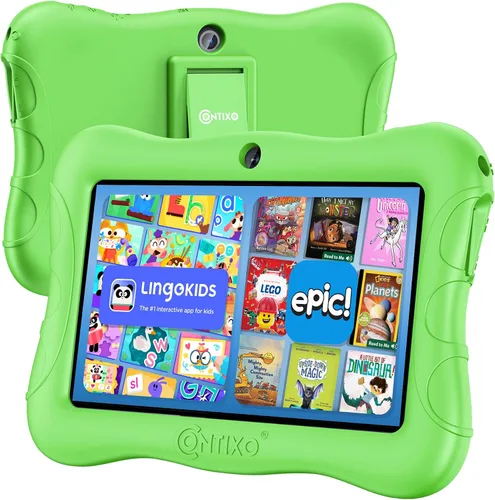 Miniatura 11 de Contixo Tablet V9 para niños, HD de 7 pulgadas, de 3 a 7 años, incluye más de 50 libros de cuentos de Disney (valor de $200), tableta para niños