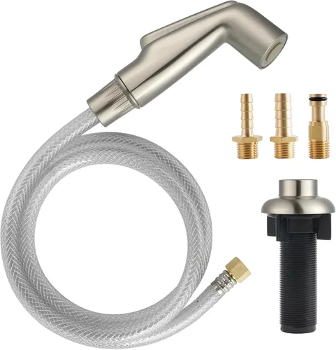 Miniatura 9 de Hygie Rinse Accesorio de pulverización universal para fregadero de cocina, cabezal rociador lateral para fregadero de cocina, compatible con Delta