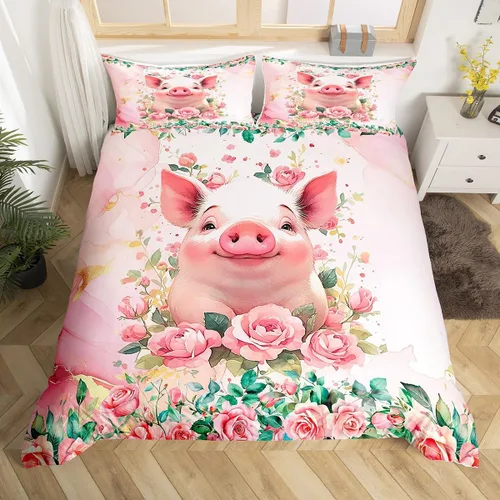 Miniatura 11 de Juego de ropa de cama de líneas negras, rojas y grises, tamaño individual para habitación de niños y niños, juego de funda de edredón con costuras