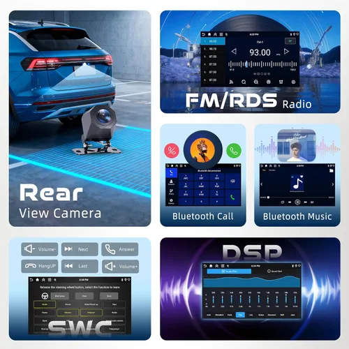 Miniatura 5 de Hodozzy Estéreo de coche 4G+128G para Ford F-150 2004-2008 Android 7 pulgadas Incell pantalla táctil estéreo navegación GPS con Carplay inalámbrico